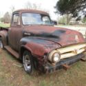 1953 Ford F-100, has a flat head V8 engine. has been started in the last year.