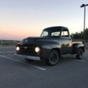 1953 ford f100, hot rod, rat rod, sled,kustom,v8, classic truck. vintage