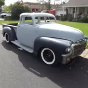 1953 GMC 100 Short Bed Chopped Custom Full Air Ride Bagged Cali Pickup Truck