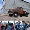 1953 GMC 5 Window Pickup Truck C10 Front Stub PS PB 350 400 Turbo Great Patina