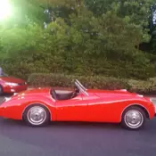 1953 JAGUAR XK120 KIT CAR.   HAS A 1974 PINTO ENGINE.