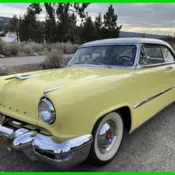 1953 Lincoln Capri 3 Coker Tires White Leather Seats