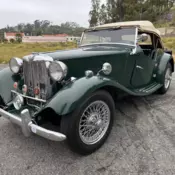 1953 MG TD Convertible Green T series