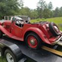 1953 MG TD Convertible Red RWD Manual
