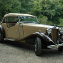 1953 MG TF   roadster brown 4 speed restored clean excellent driver moss motors