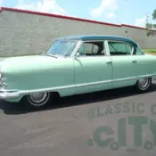 1953 NASH AMBASSADOR CUSTOM SUPER JETFIRE 6 CYL RUNS DRIVES GREAT WE SHIP !