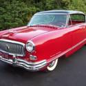 1953 NASH RED AMBASSADOR 2 DR RARE  SEATS MAKE INTO A BED