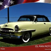 1953 Plymouth Cranbrook Plymouith convertible 76,270 Miles Pale Yellow Convertib
