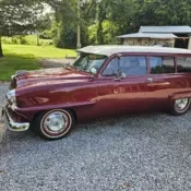 1953 Plymouth Suburban Wagon Red custom