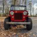1953 Willys CJ-3B SUV Red 4WD Manual Jeep