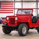 1953 Willys Jeep CJ3 953 Miles Red Jeep 2.2L 4-Cylinder Manual