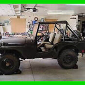 1953 Willys M38A1 Military Vehicle With Trailer 4 Cylinder SUV