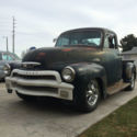 1954 3100 chevy 5 window, nova subframe power steering, disk brakes, V8 auto