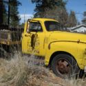 1954 Chevrolet 2 ton truck with flat dump bed seized engine good body Janesville
