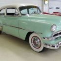 1954 Chevrolet 210 Deluxe 18298 Miles Surf Green #541 2 Door Sedan 235 Manual 3-
