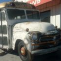 1954 CHEVROLET 3800 3 WINDOW SHORT SCHOOL BUS. YES I SAID SHORTY SCHOOL BUS KOOL
