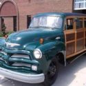 1954 Chevrolet 4400 WOODY ESTATE BUS 61180 Miles GREEN Wagon  Manual
