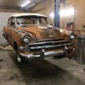 1954 Chevrolet Bel Air Sedan Orange RWD Manual Hard top