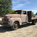 1954 Chevrolet Chevy 3800 Flatbed Dump Truck Patina Rat Rod Parts NO RESERVE!!!!