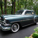 1954 Chevrolet Deluxe 2 Dr; Pwr Str, Pwr Brakes, Power Glide, 75,000 orig miles