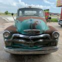 1954 CHEVROLET PICKUP SHORT BOX HALF TON AUTOMATIC TRANNY CORNER WINDOW 3100