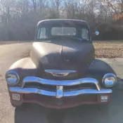1954 CHEVY 5 WINDOW CUSTOM CLASSIC HOT ROD STREET ROD BARN FIND MUSCLE PICKUP