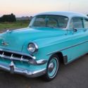 1954 Chevy Bel Air Tiffany Blue 2-Tone, Restored, 235 Inline 6 2-Speed Automatic
