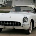 1954 CORVETTE 2 OWNER 37K ACTUAL MILE POLO WHITE ON RED LATER SERIAL NUMBER