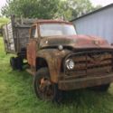 1954 F600 Ford Truck Fabco 4x4 Stake Side Bed Cab Vintage Rat Rod Ratrod