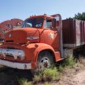 1954 Ford C-800 flatbed dump truck