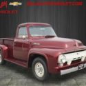 1954 Ford F-250  67816 Miles Fire red metallic  Pickup Truck Not Specified 4-Spe