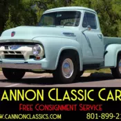 ***1954 Ford F100 260cui V8 3 Speed Column Shift   Teal***