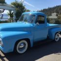 1954 Ford F100 Custom Cab Pickup.  Restored Stock.