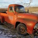 1954 Ford f250  Orange   Manual