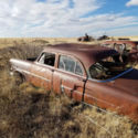 1954 ish ford 4 door car