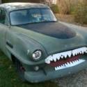 1954 Plymouth Savoy WWII Flying Tiger look rat rod hot rod military