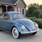 1954 Volkswagen Beetle, Iris Blue with 2,400 Miles available now!