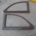 1955 1956 Ford Mercury 2 door rear quarter window inside garnish pieces 55 56