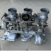 1955-60 Ford Y Block 312/292/272 Edelbrock Tri Power Complete Set Up