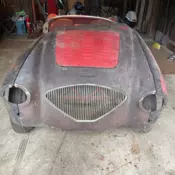 1955 Austin Healey 100 Red