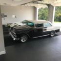 1955 Black! rest mod 400 with 2 holly 4 barrels..nicest 55 I've seen