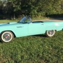 1955 Blue Ford Thunderbird Convertible With Both Tops 3 Speed Manual / overdrive