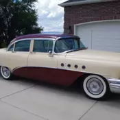 1955 Buick Roadmaster Sedan, series 70, 4 door