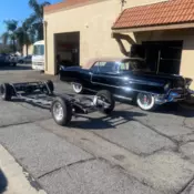 1955 Cadillac Coupe DeVille Convertible Rolling Chassis Engine and Transmission