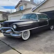 1955 Cadillac DeVille Coupe Coupe Black