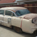 1955 cadillac series 62 sedan project or parts rat rod factory a/c LOW RESERVE