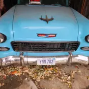 1955 Chevrolet 150 Sedan Blue RWD Manual