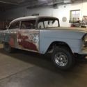 1955 Chevrolet 2 Door Post Gasser Project BBC with 8-71 Hampton Blower
