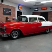 1955 Chevrolet 210 1672 Miles Red Coupe LT1 350 V8 4 Speed