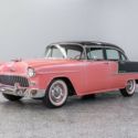 1955 Chevrolet 210  4627 Miles Pearl Coral/ Black Sedan 283ci 3-Spd Auto